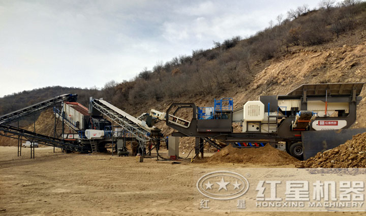 移動(dòng)制砂現(xiàn)場(chǎng)，可就近參觀現(xiàn)場(chǎng)