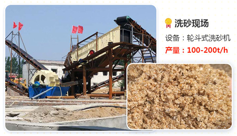 輪式洗砂機(jī)產(chǎn)量高、效果好