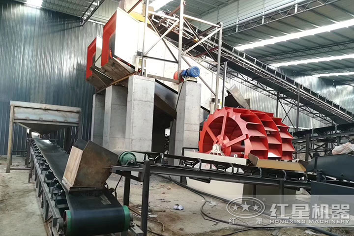 洗砂機、輸送機