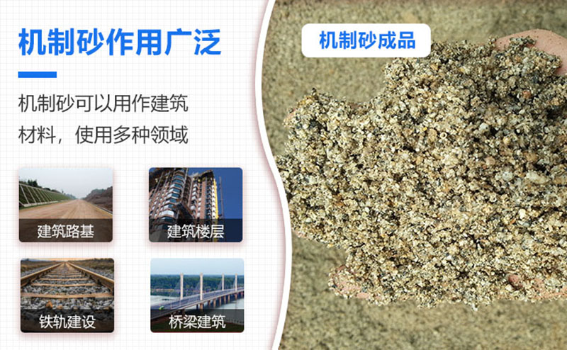機制砂品級越來越高，用途也越來越廣泛